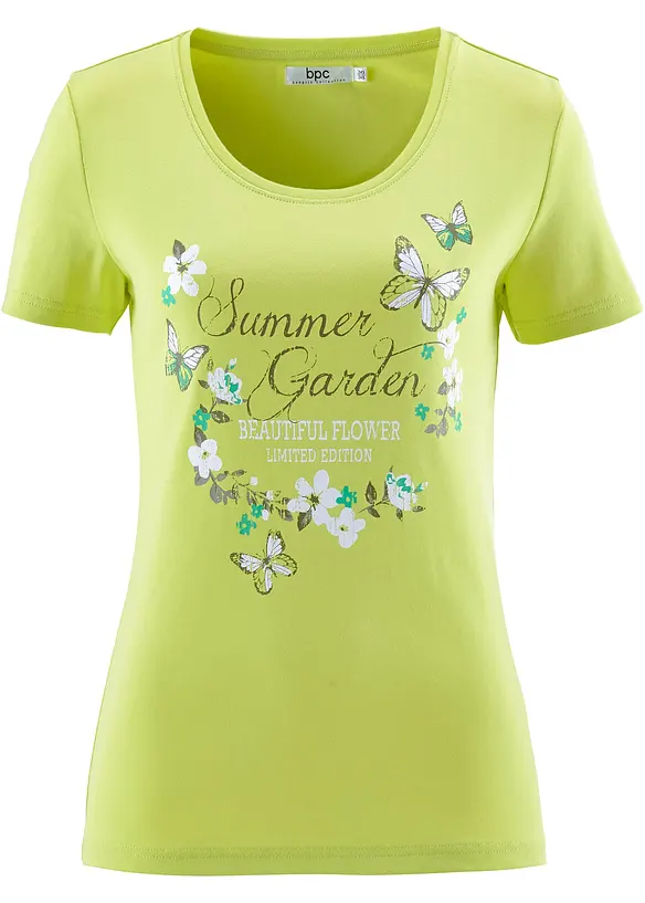 T-shirt in cotone a maniche corte, bonprix