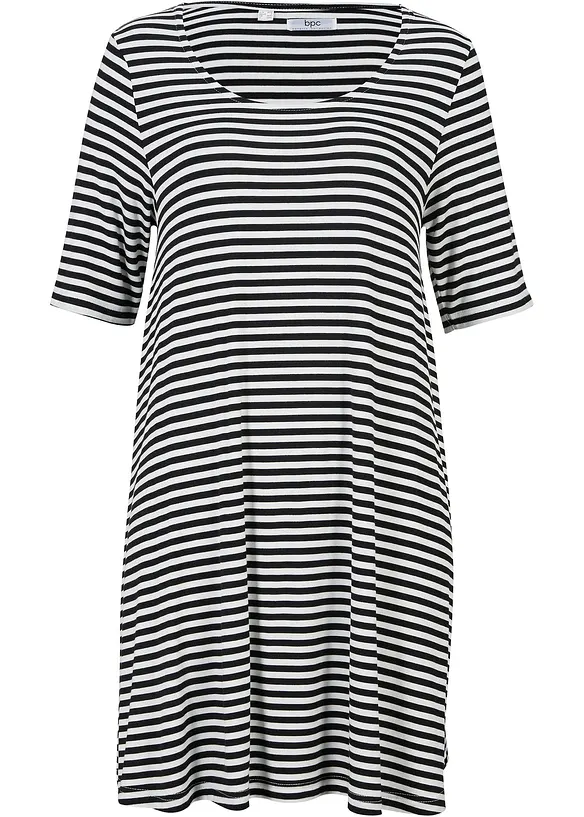 Maglia lunga in misto viscosa, bonprix