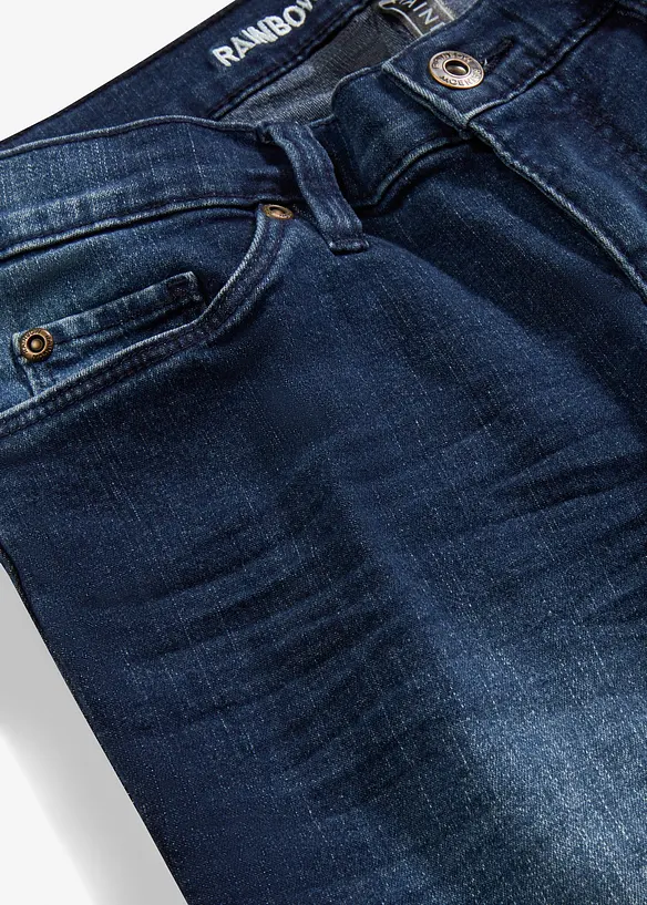Jeans skinny cropped, vita media, bonprix