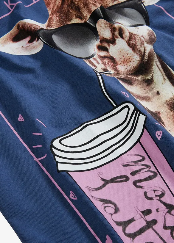 T-shirt in puro cotone, bonprix