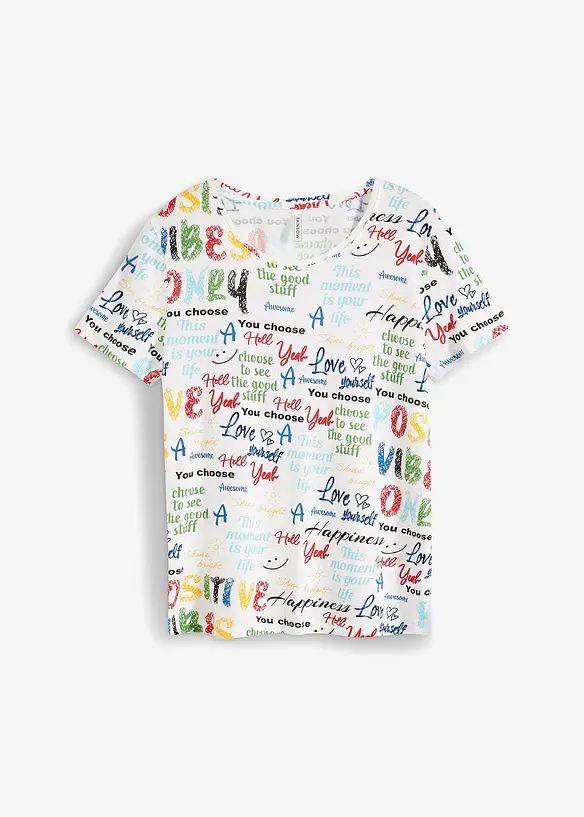 T-shirt in misto viscosa morbido, bonprix