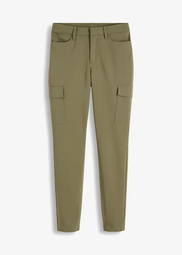 Pantaloni skinny cargo a vita alta, RAINBOW