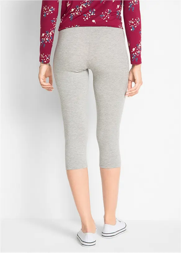Leggings capri aderenti (pacco da 2), bonprix