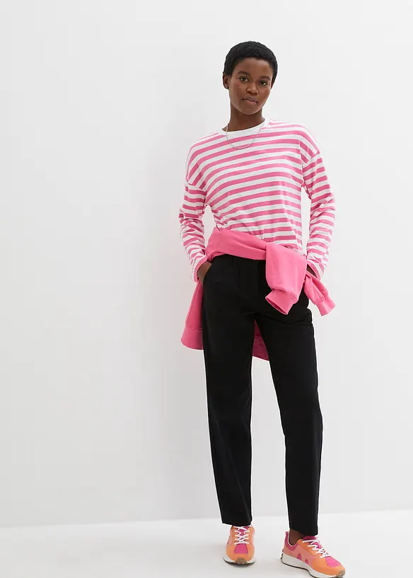 Felpa oversize in puro cotone, bonprix