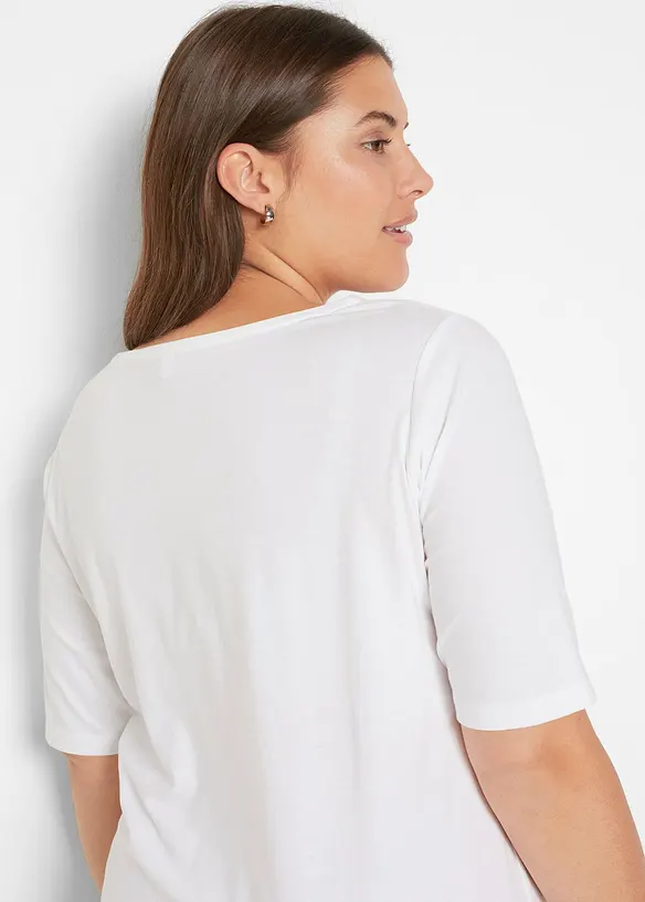 Maglia con scollo a barca, bonprix