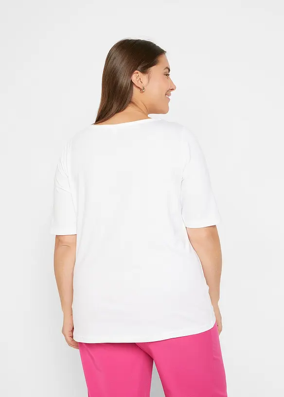 Maglia con scollo a barca, bonprix