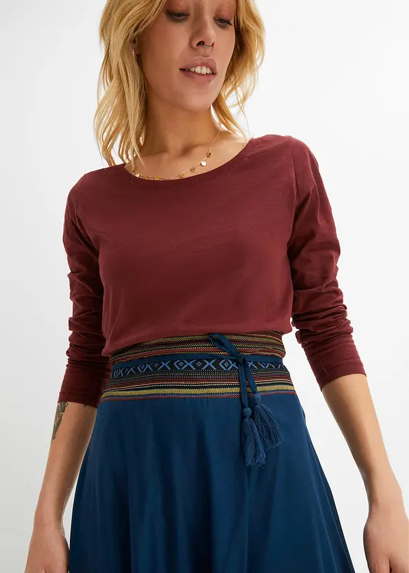 Pantaloni alla turca in viscosa fluente, bonprix