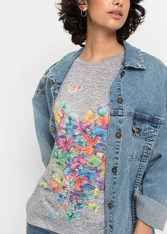 Maglia con farfalle, bonprix