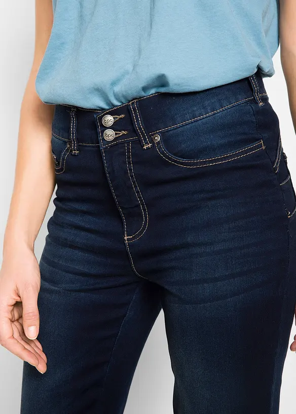 Jeans bootcut modellanti, vita media, bonprix