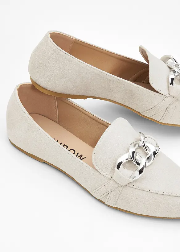 Mocassini con catena, bonprix