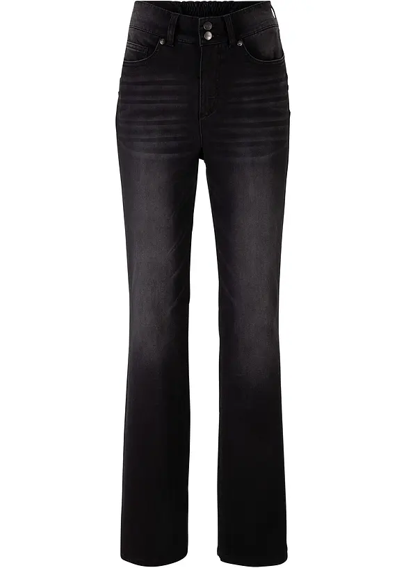 Jeans bootcut modellanti, vita media, bonprix