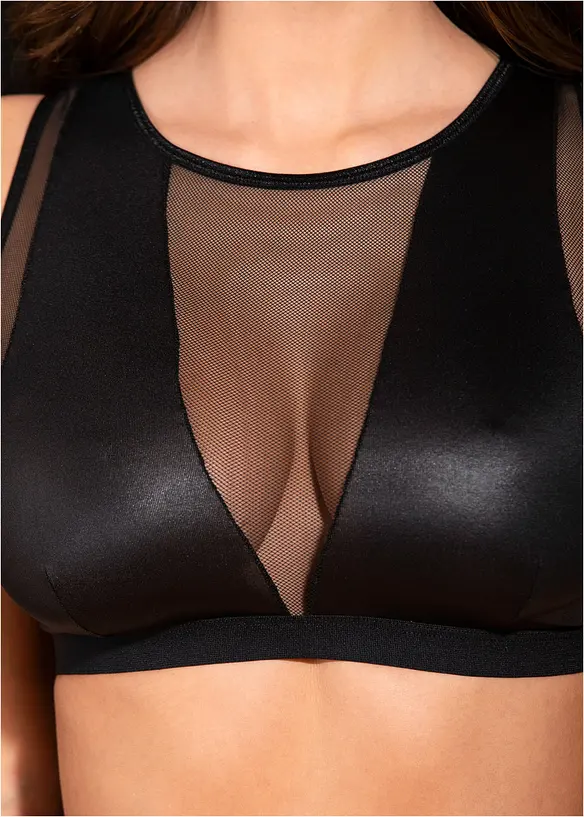 Reggiseno bustier e perizoma ouvert (set 2 pezzi), bonprix