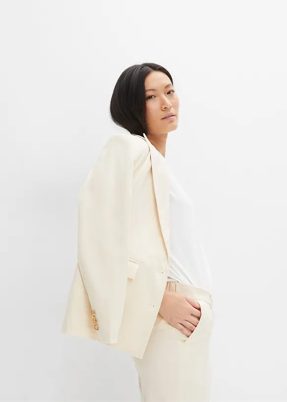 Blazer casual con poliestere riciclato, bonprix