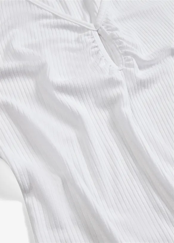 Maglia a coste in viscosa morbida, bonprix