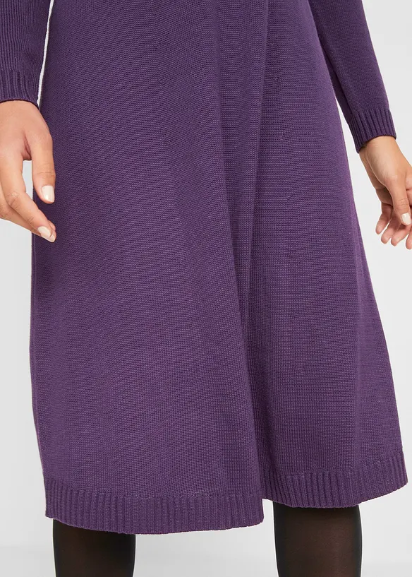 Abito in maglia svasato, bonprix