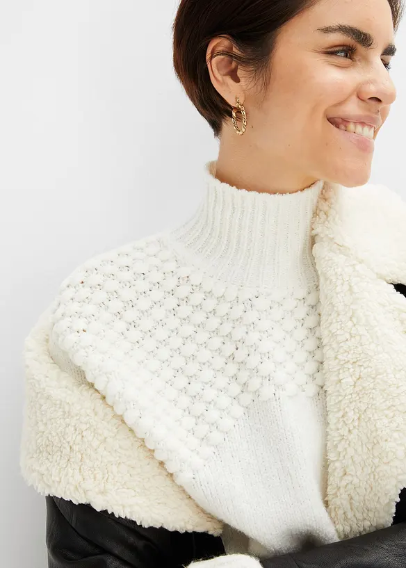 Maglione strutturato, bonprix