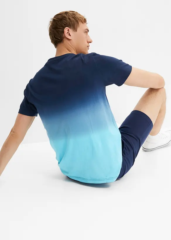 T-shirt e bermuda in felpa di puro cotone  (set 2 pezzi), bonprix