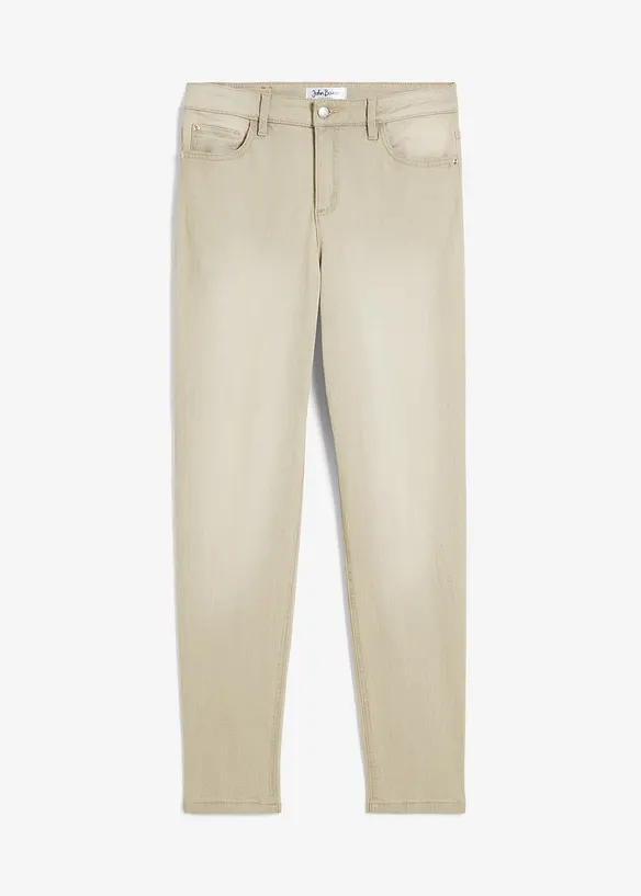 Mom jeans elasticizzati mid waist, bonprix