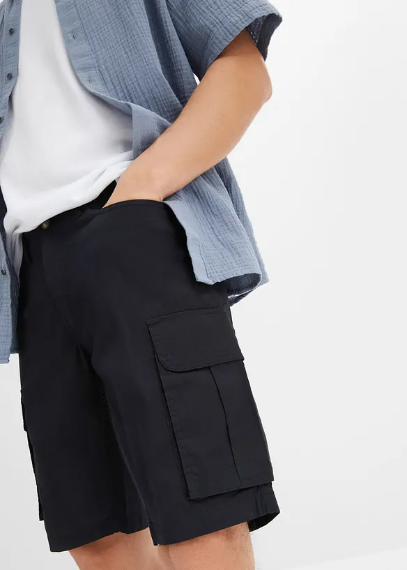 Bermuda cargo elasticizzati, regular fit, bonprix