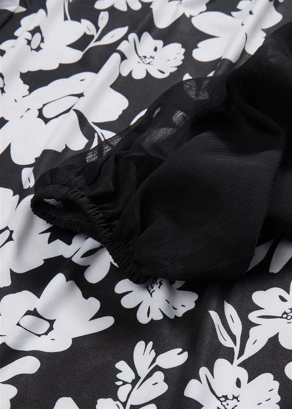 Maglia con maniche in chiffon, bpc selection