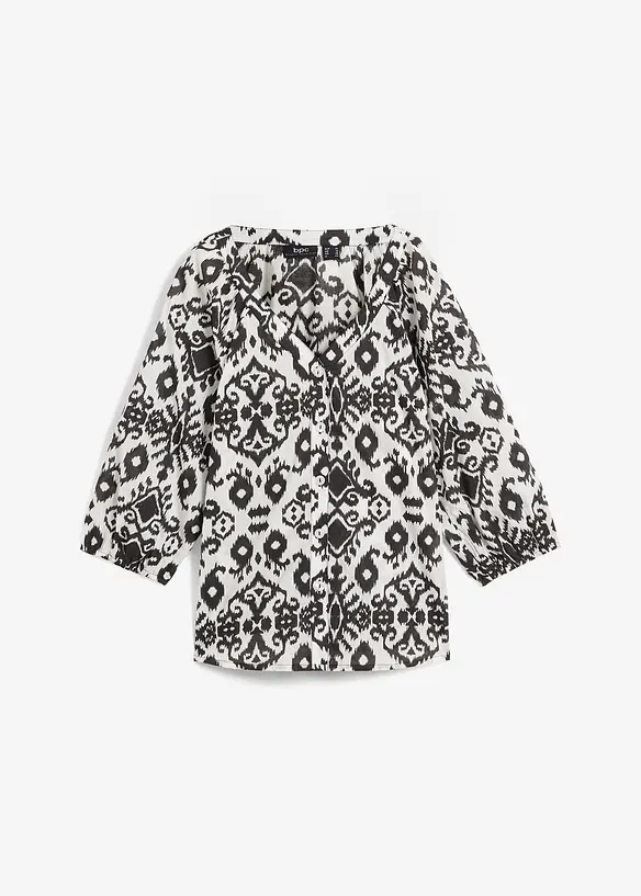 Camicetta in cotone fantasia, bonprix