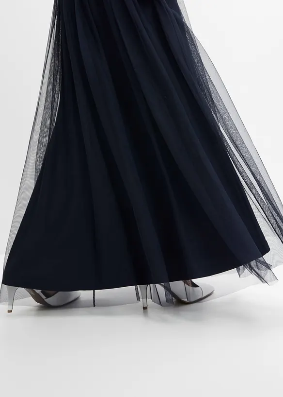 Abito lungo con paillettes, bonprix