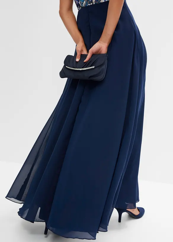 Abito lungo con pizzo, bonprix