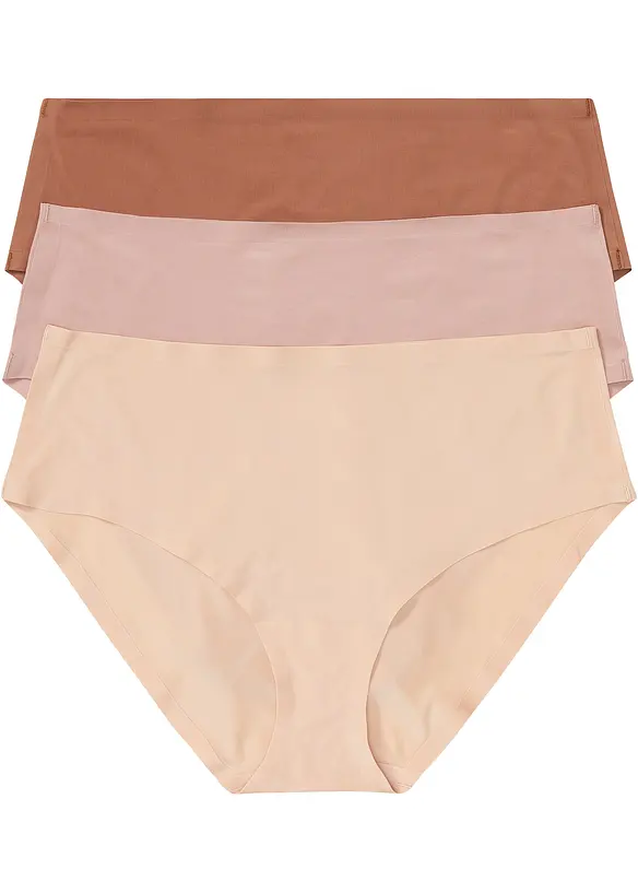 Panty senza cuciture Feel Comfort (pacco da 3), bonprix
