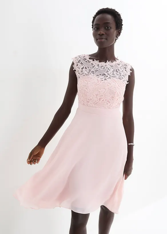 Miniabito con pizzo, bonprix