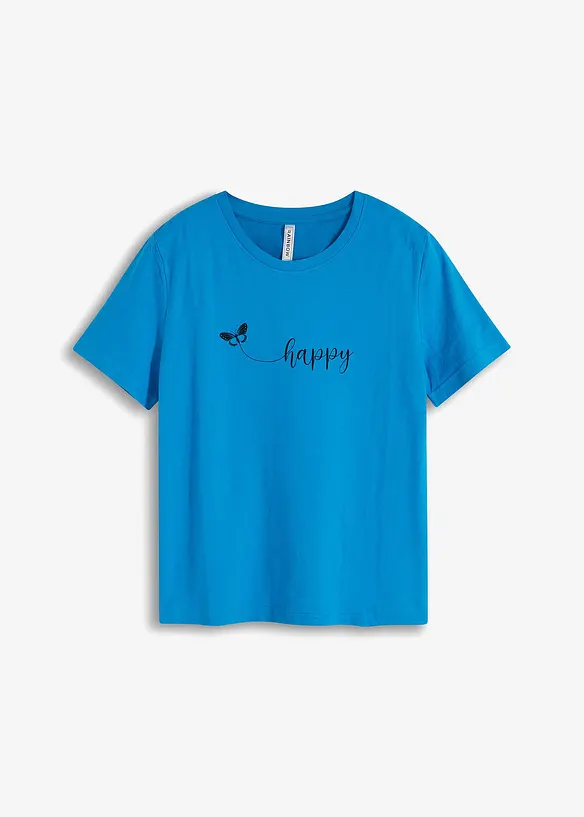 T-shirt in puro cotone, bonprix