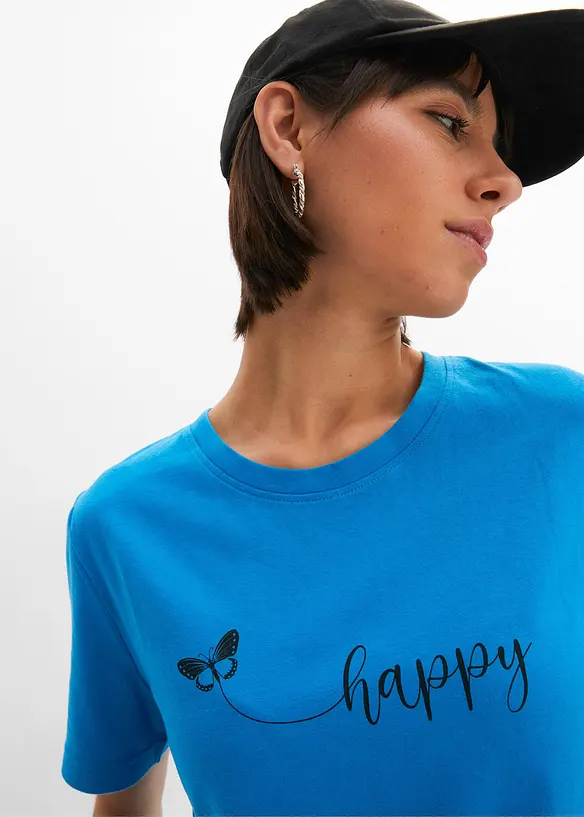 T-shirt in puro cotone, bonprix