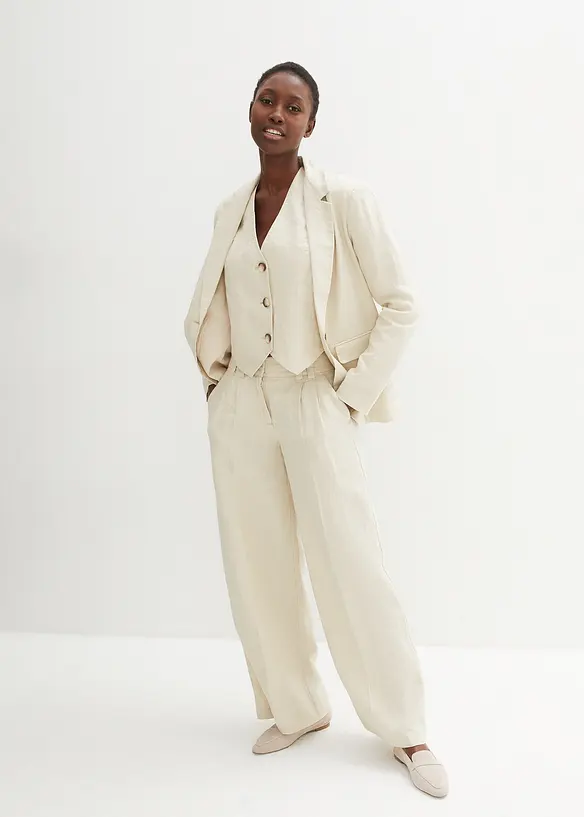Blazer in puro lino, bonprix