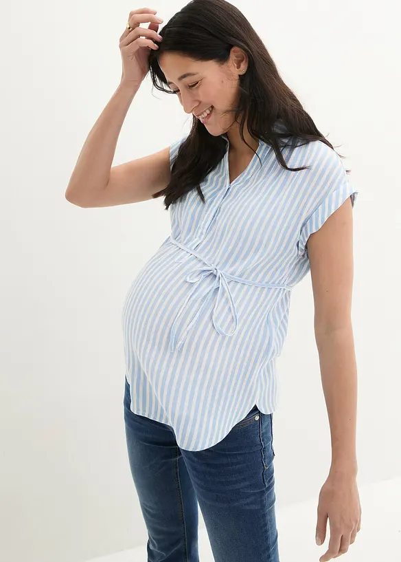 Blusa prémaman / da allattamento in viscosa, bonprix