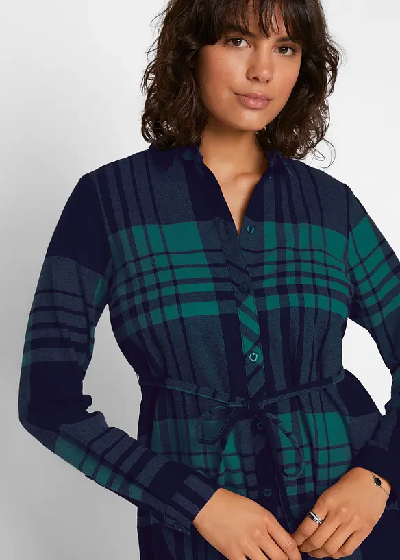 Camicia lunga prémaman / da allattamento in flanella, bonprix