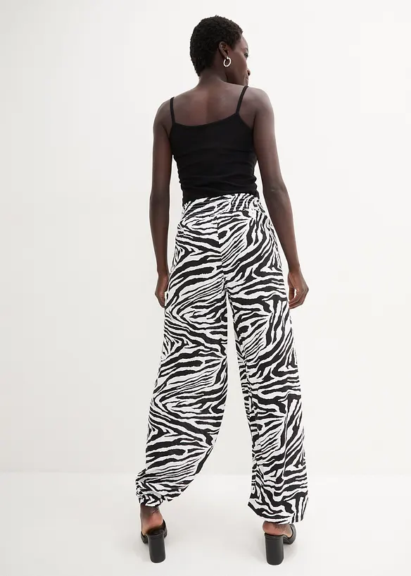 Pantaloni a palloncini in viscosa fluida, bonprix