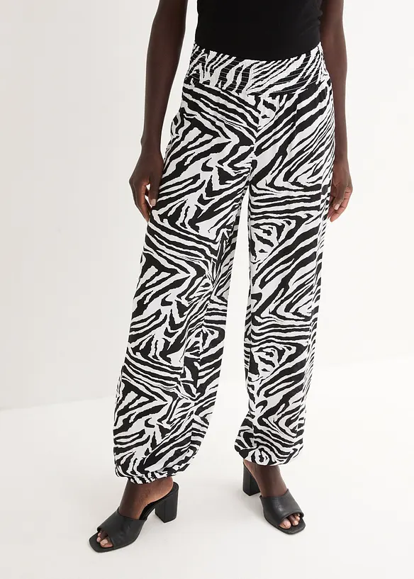 Pantaloni a palloncini in viscosa fluida, bonprix