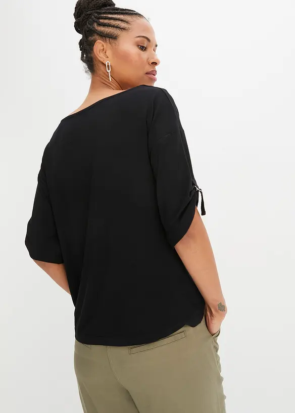 T-shirt con scollo a barca, bonprix