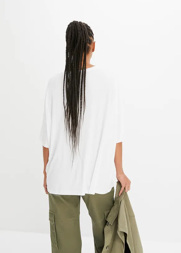 Maxi maglia in viscosa fluente, bonprix