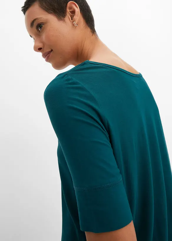 Maglia con scollo rotondo in viscosa morbida, bonprix