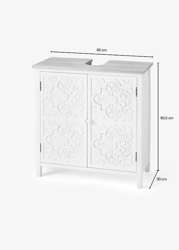 Armadietto sottolavabo con arabeschi, bonprix