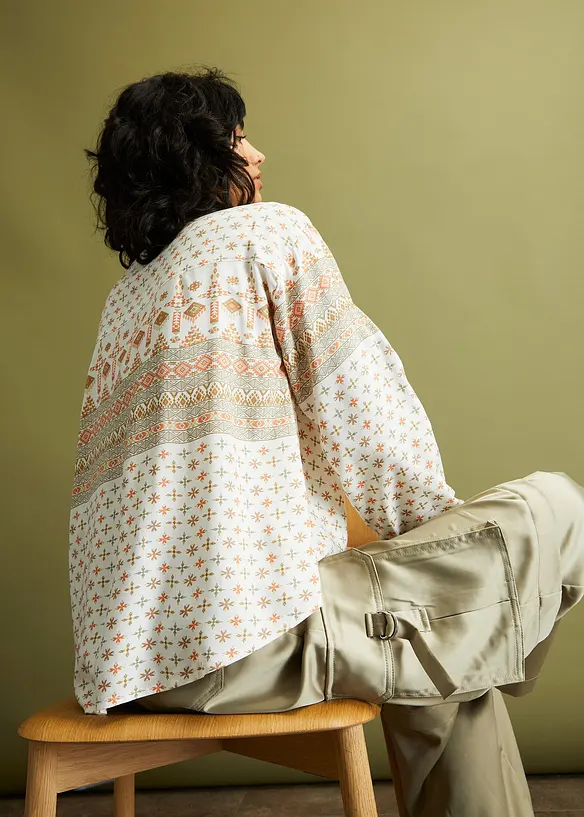 Blusa in viscosa fluente, bonprix
