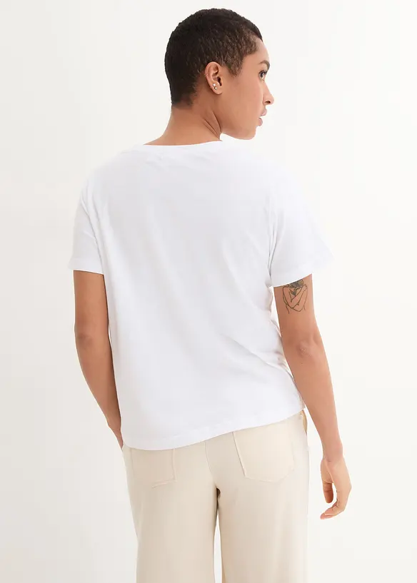 T-shirt in puro cotone biologico, bonprix