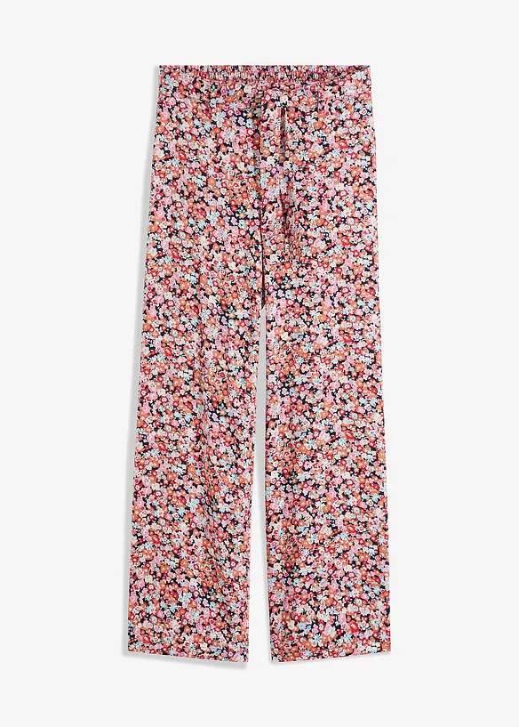 Pantaloni con elastico in vita in pura viscosa, bonprix