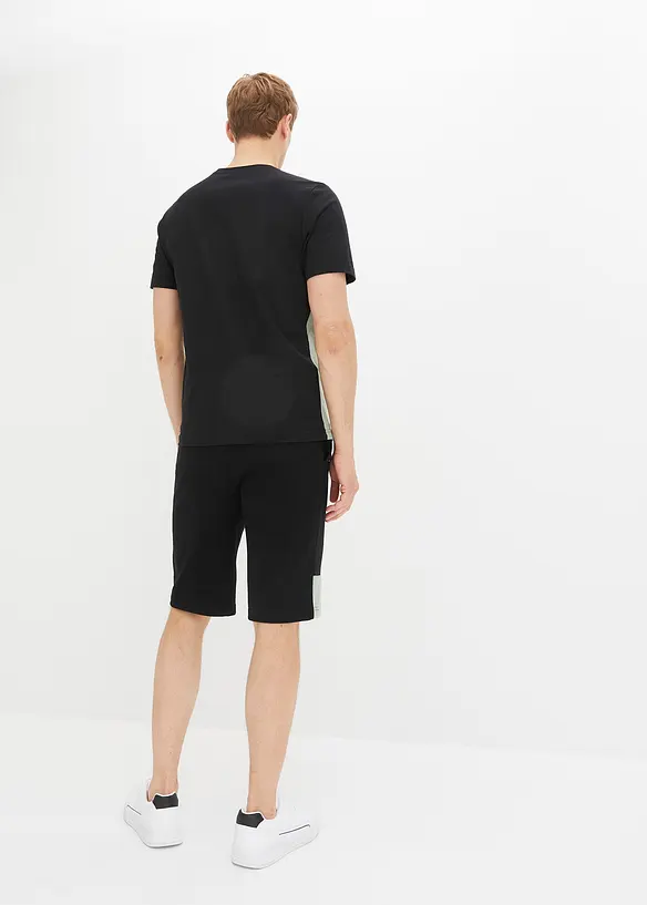 T-shirt e bermuda in felpa (set 2 pezzi), bonprix