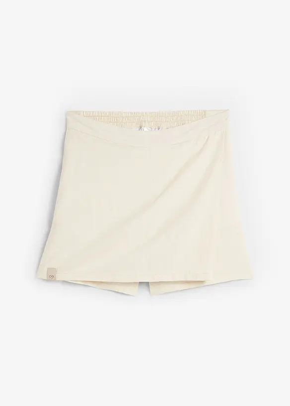 Gonna pantalone in misto lino, bonprix