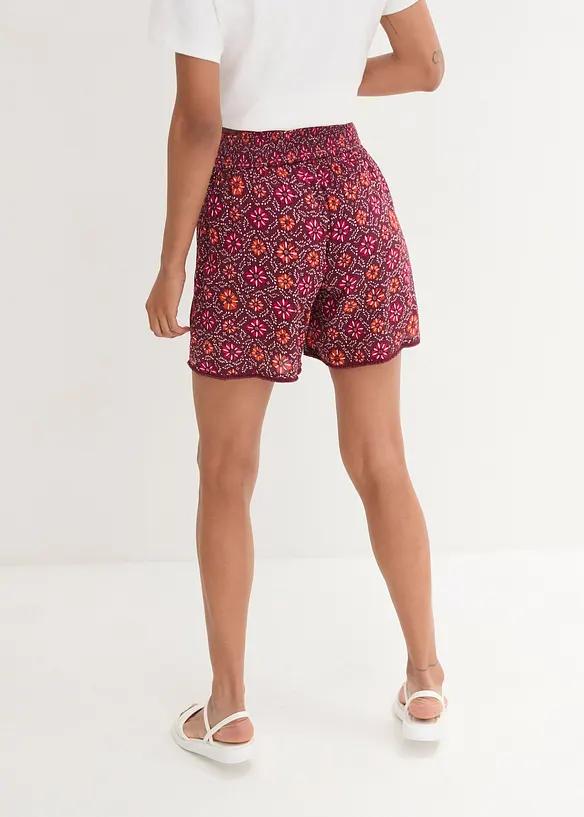 Shorts fantasia con elastico in vita, bonprix