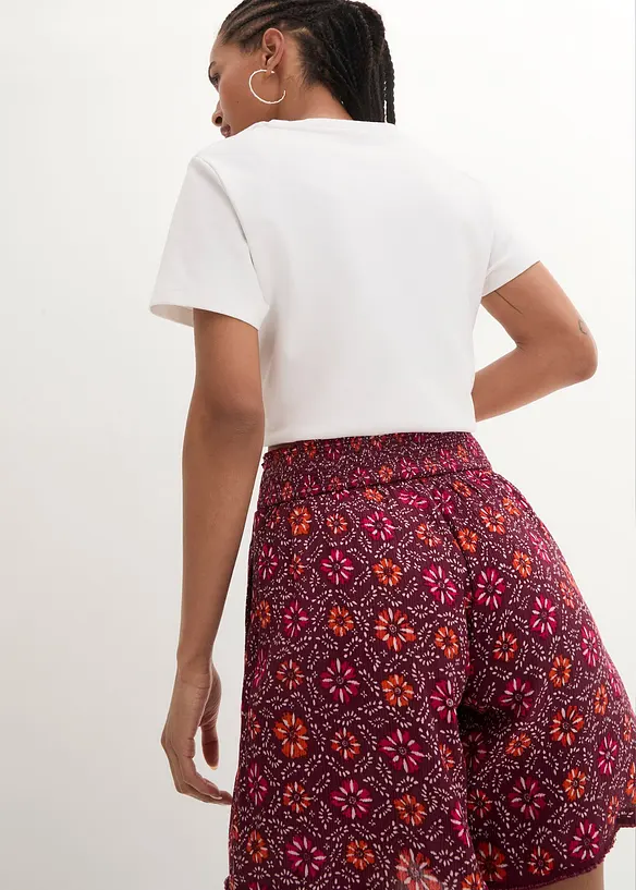 Shorts fantasia con elastico in vita, bonprix