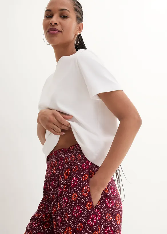 Shorts fantasia con elastico in vita, bonprix