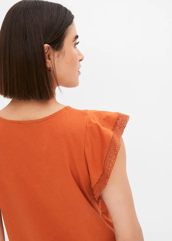 Maglia con pizzo, bonprix