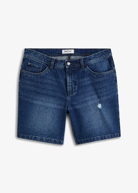 Bermuda di jeans elasticizzati, regular fit, bonprix